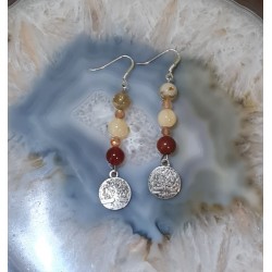 Boucles d'oreilles Arbre de...