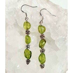 Boucles d'oreilles Péridot