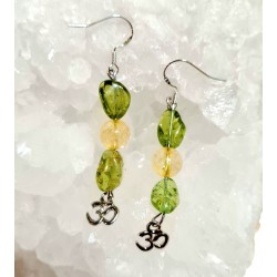 Boucles d'oreilles Péridot...