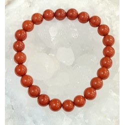 Bracelet jaspe rouge