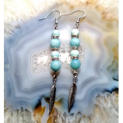 Boucles d'oreilles Plume...