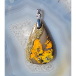 Pendentif Jaspe Bumblebee 004