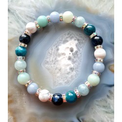 Bracelet Paix de l'océan et...