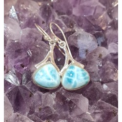 Boucles d'oreilles Larimar 009