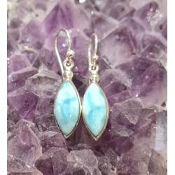 Boucles d'oreilles Larimar 010