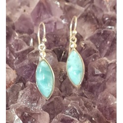 Boucles d'oreilles Larimar 008