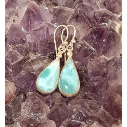 Boucles d'oreilles Larimar 005