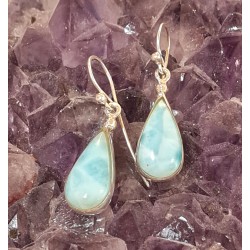 Boucles d'oreilles Larimar 004