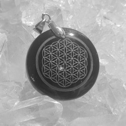 Pendentif Obsidienne Larme...