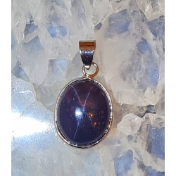 Pendentif Rubis Étoilé 01