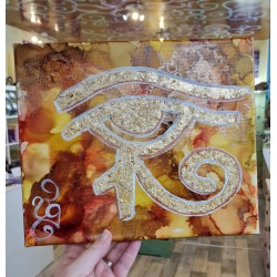 Oeil d'horus d'or