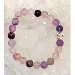 Bracelet Fluorite violette