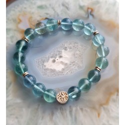 Bracelet Fluorite bleue