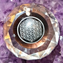 Pendentif Obsidienne noire...